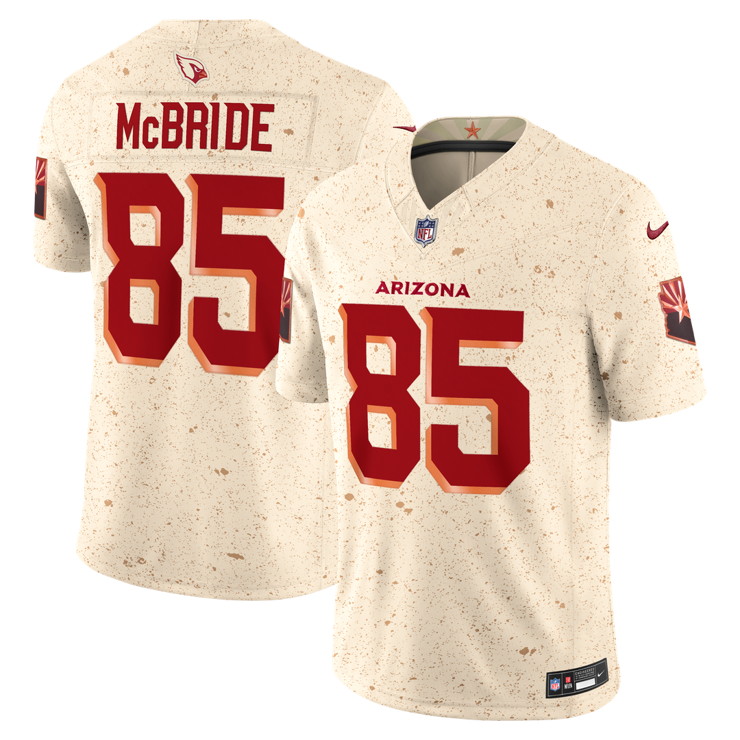 Arizona Cardinals Trey McBride Natural Rivalries Collection Stitched Limited Jersey