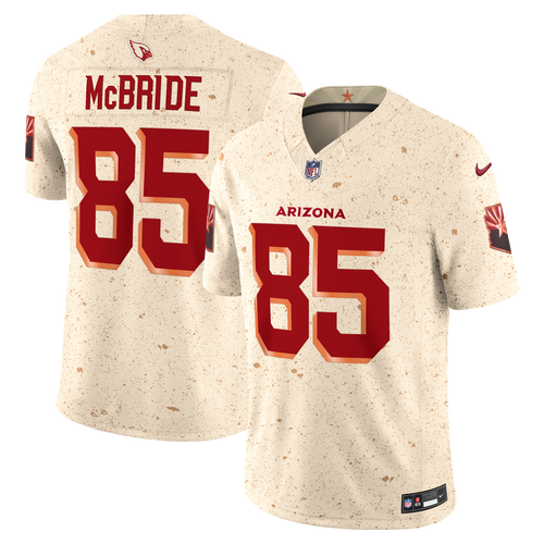 Arizona Cardinals Trey McBride Natural Rivalries Collection Stitched Limited Jersey
