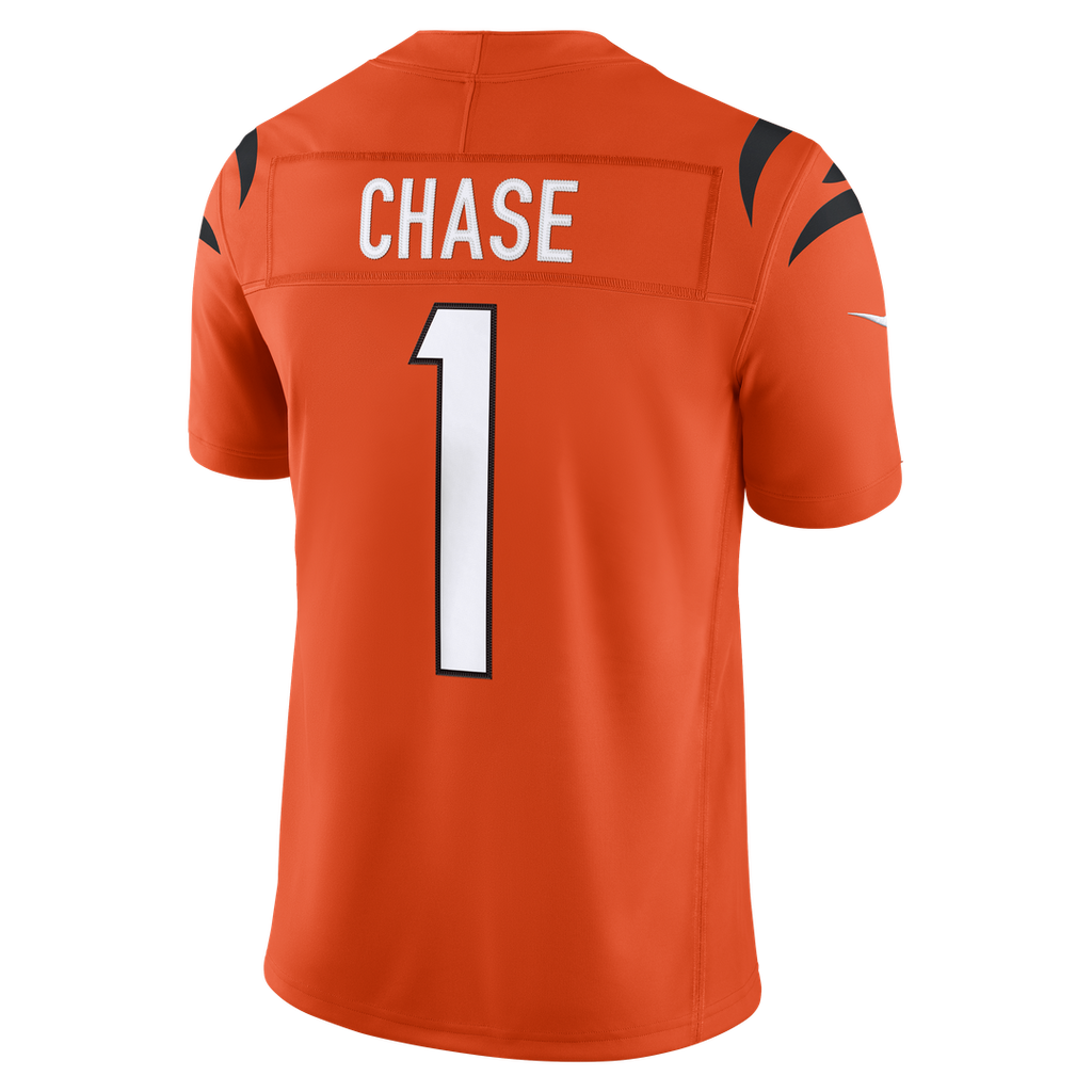 Cincinnati Bengals Ja'Marr Chase White Vapor F.U.S.E. Stitched Limited Jersey