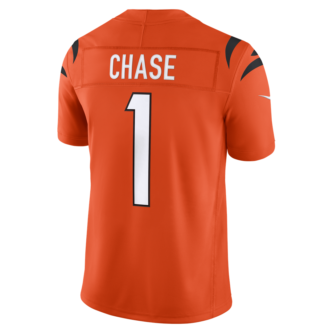 Cincinnati Bengals Ja'Marr Chase White Vapor F.U.S.E. Stitched Limited Jersey