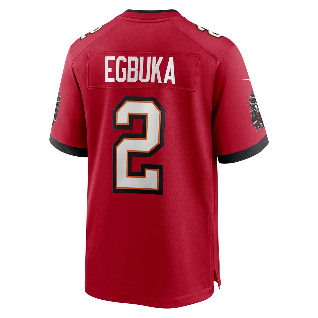 Tampa Bay Buccaneers Emeka Egbuka Pewter Alternate Game Player Jersey