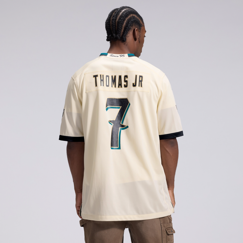 Jacksonville Jaguars Brian Thomas Jr. Natural 2026 Rivalries Collection Game Jersey