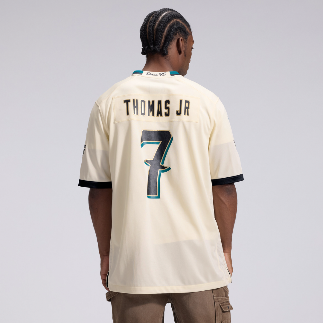 Jacksonville Jaguars Brian Thomas Jr. Natural 2026 Rivalries Collection Game Jersey