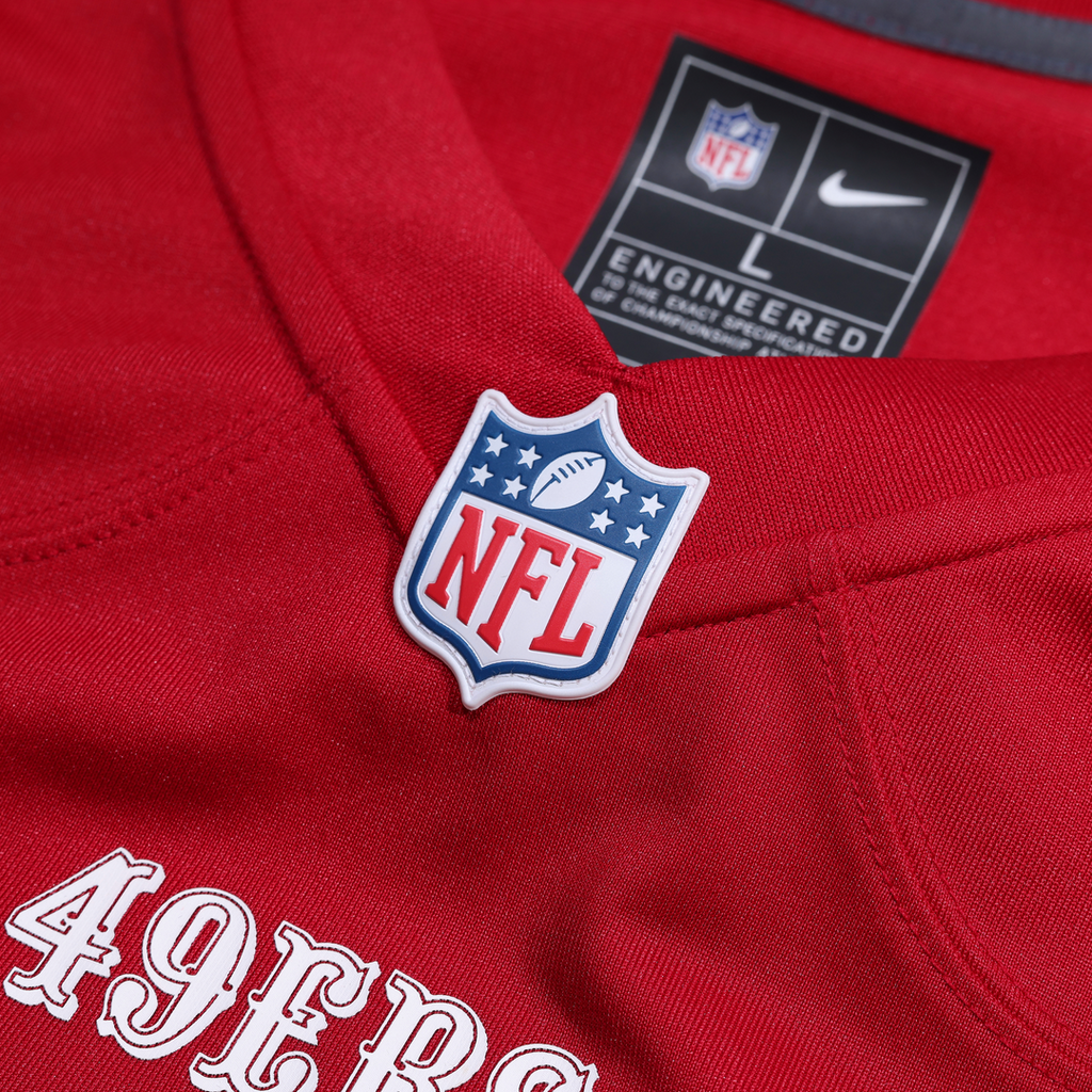 San Francisco 49ers Vederian Lowe Scarlet Team Game Jersey