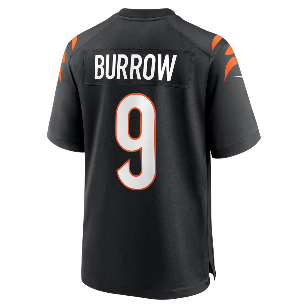 Cincinnati Bengals Joe Burrow Orange Alternate Game Jersey