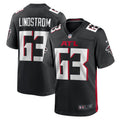 Atlanta Falcons Chris Lindstrom Black Team Game Jersey