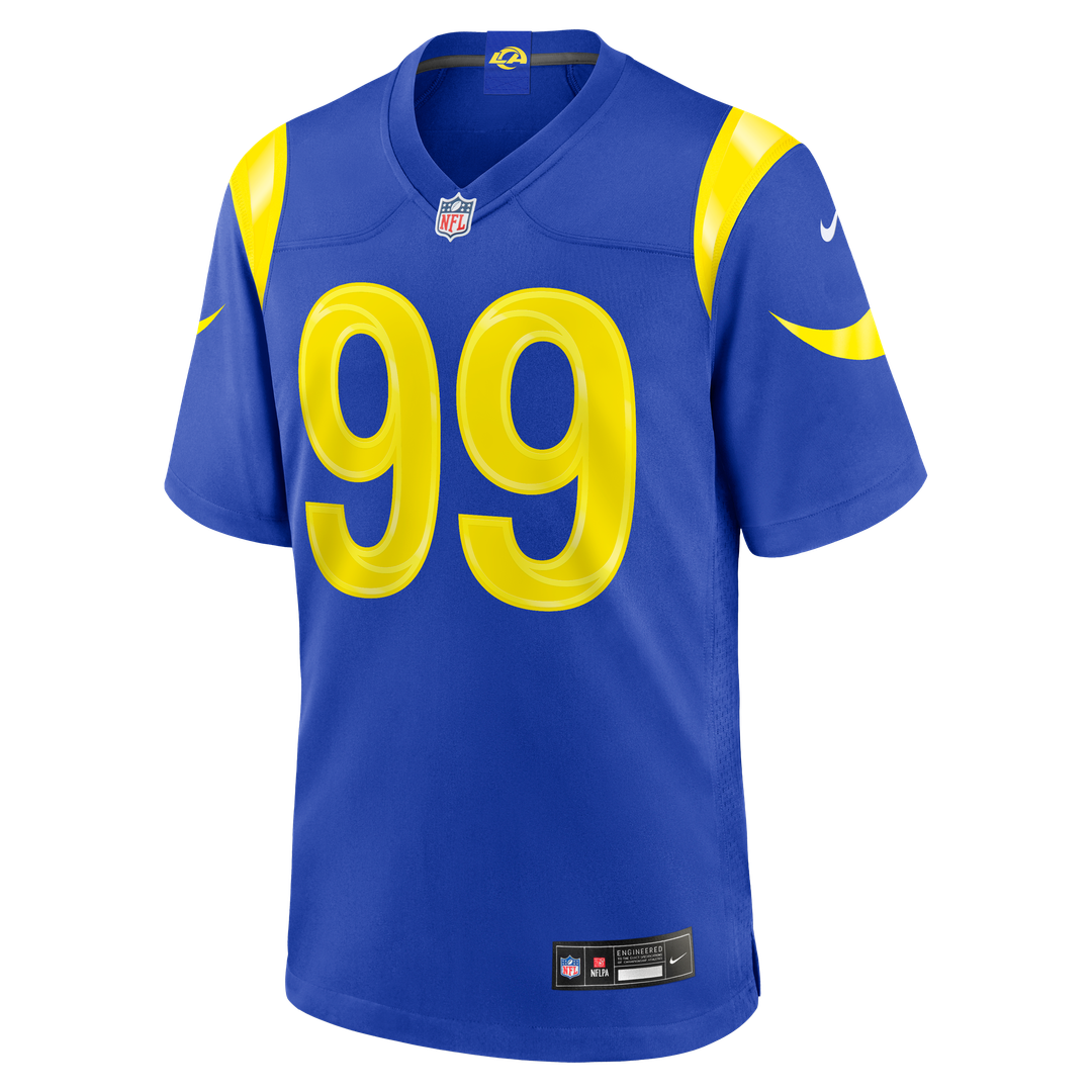 Los Angeles Rams Aaron Donald White Game Jersey