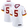 Washington Commanders Jayden Daniels White Game Super Bowl Era Jersey