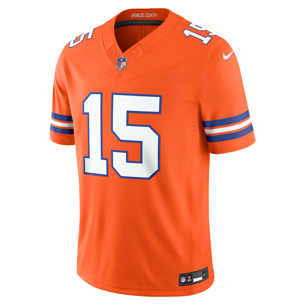 Denver Broncos Nik Bonitto Navy Alternate Vapor F.U.S.E. Stitched Limited Jersey