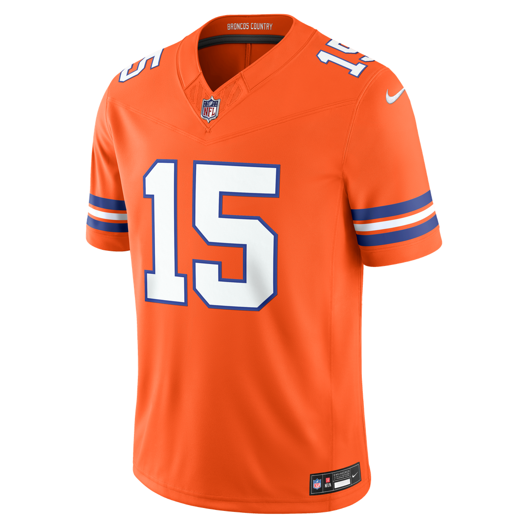 Denver Broncos Nik Bonitto Navy Alternate Vapor F.U.S.E. Stitched Limited Jersey
