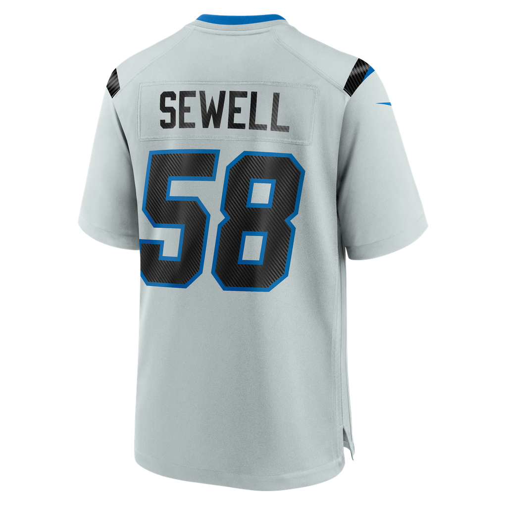 Detroit Lions Penei Sewell Silver 2026 Rivalries Collection Game Jersey