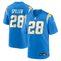 Los Angeles Chargers Isaiah Spiller Powder Blue Game Jersey