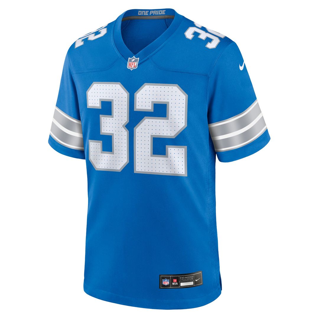 Detroit Lions Brian Branch White White Game Jersey