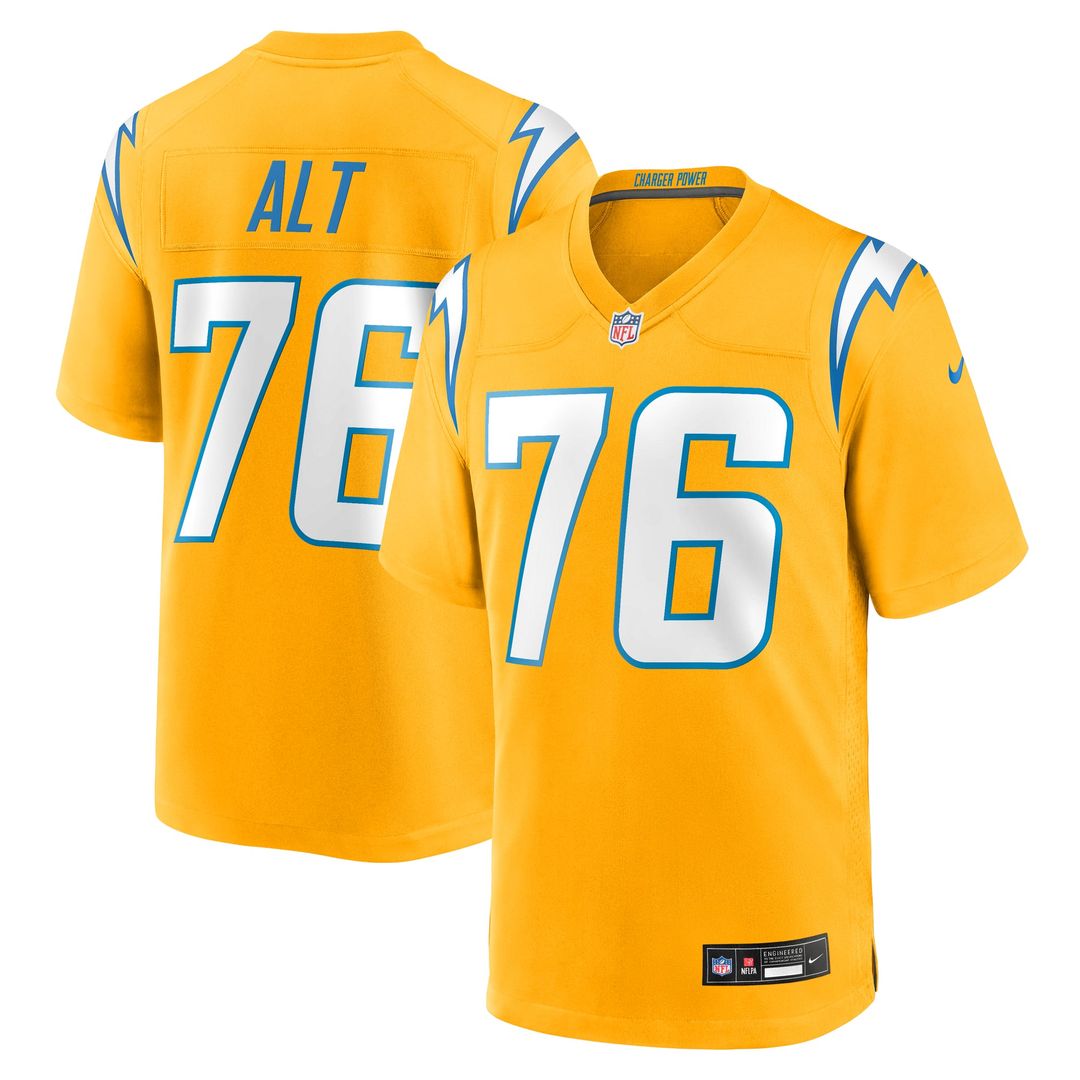Los Angeles Chargers Joe Alt Navy Alternate Super Chargers Game Player Jersey