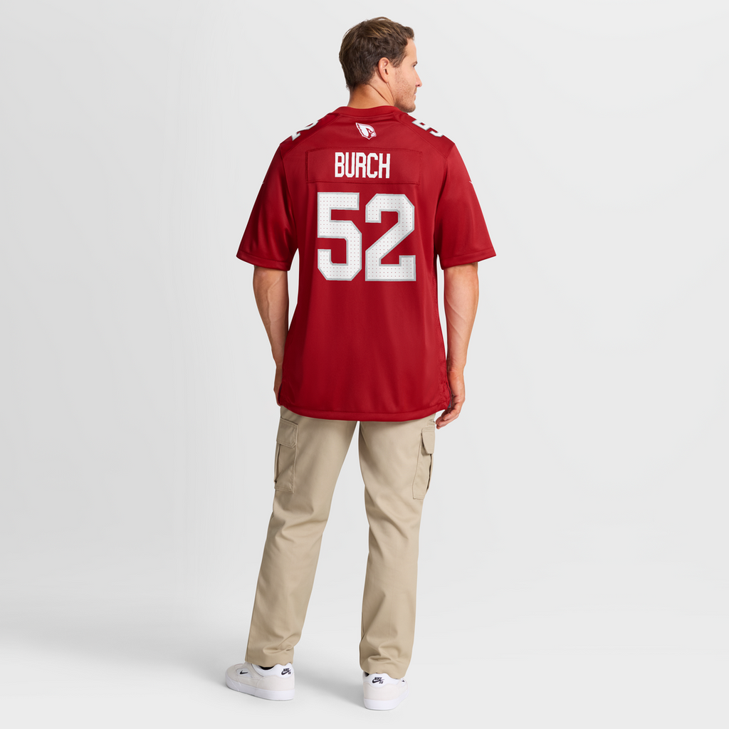 Arizona Cardinals Jordan Burch Cardinal Team Game Jersey