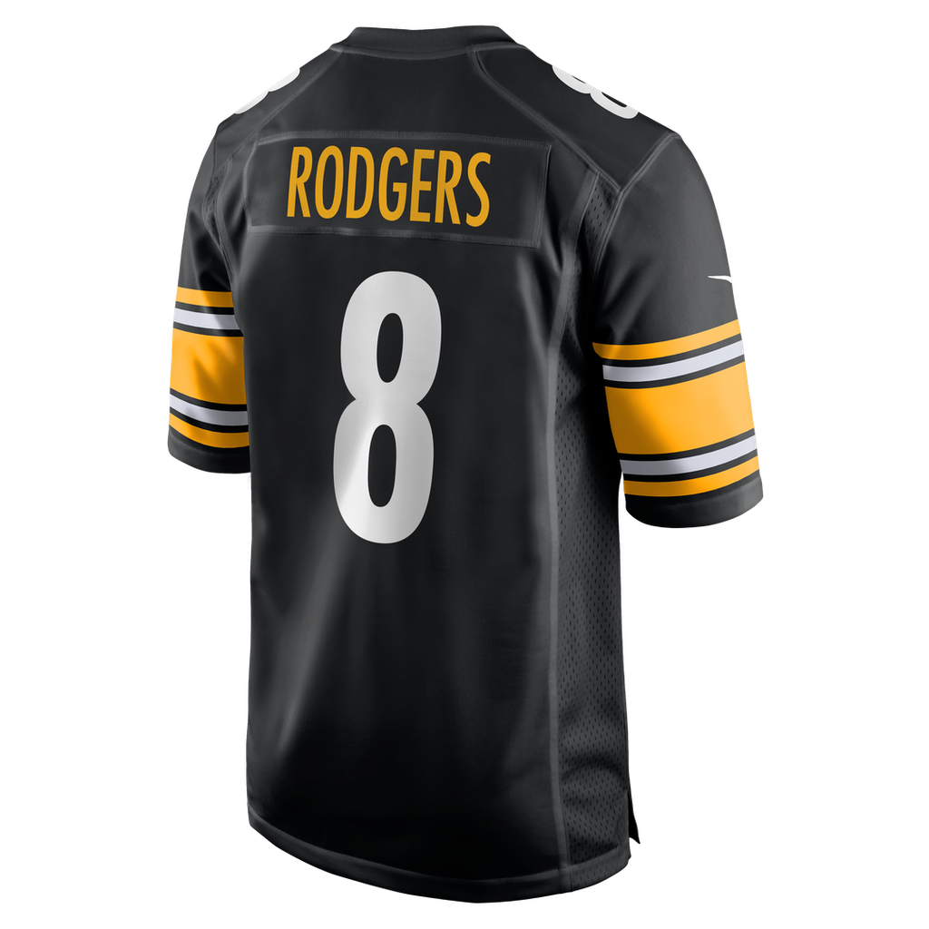 Pittsburgh Steelers Aaron Rodgers Gold Alternate 1933 Throwback Game Jersey