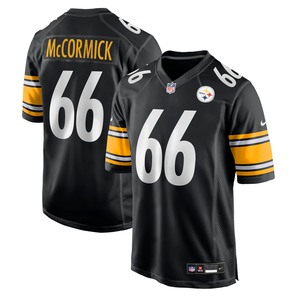 Pittsburgh Steelers Mason McCormick Black Game Jersey