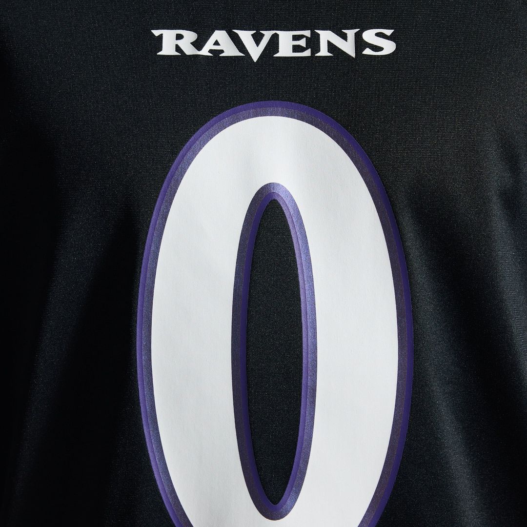 Baltimore Ravens Roquan Smith Black Alternate Game Jersey