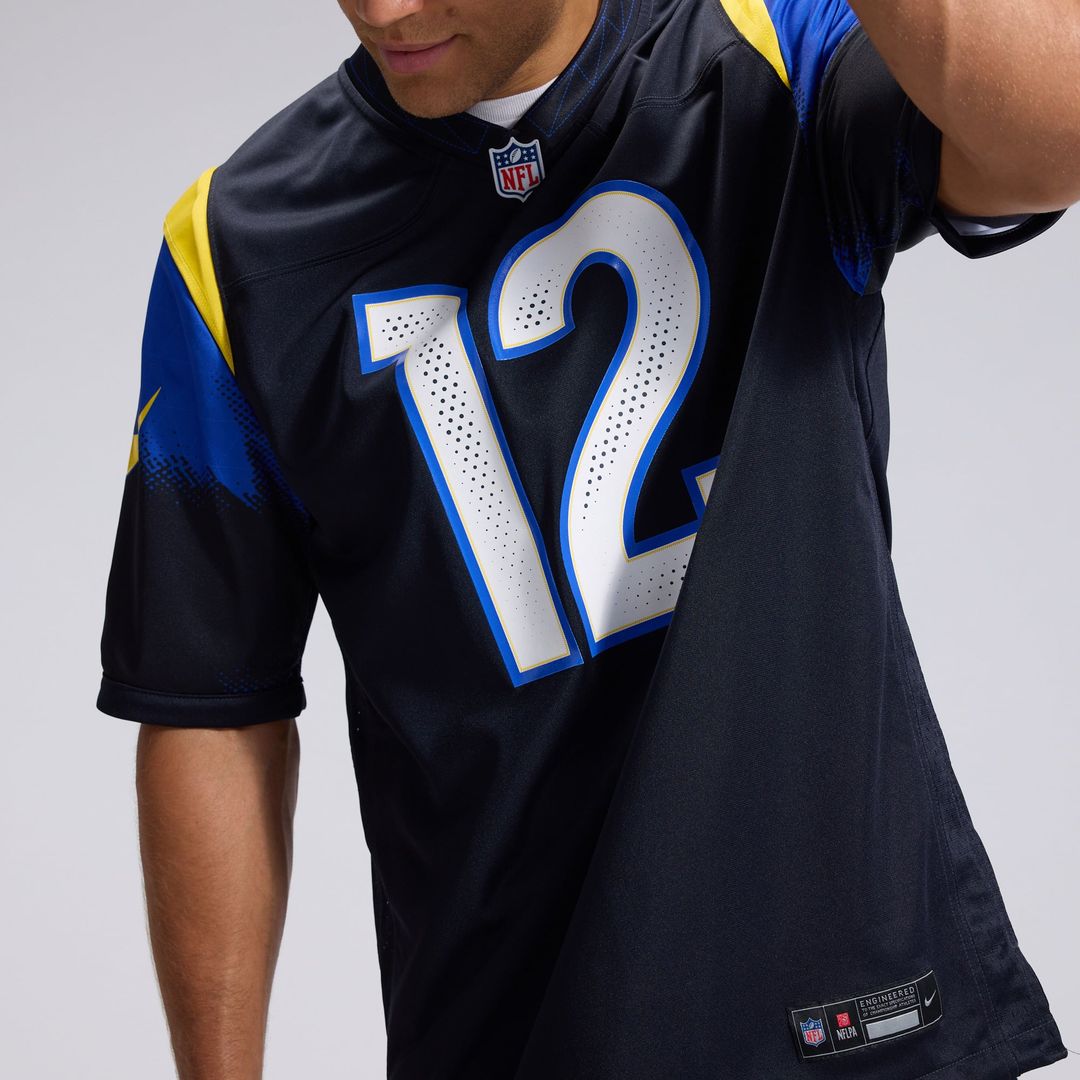 Los Angeles Rams Puka Nacua Dark Blue Rivalries Collection Game Jersey