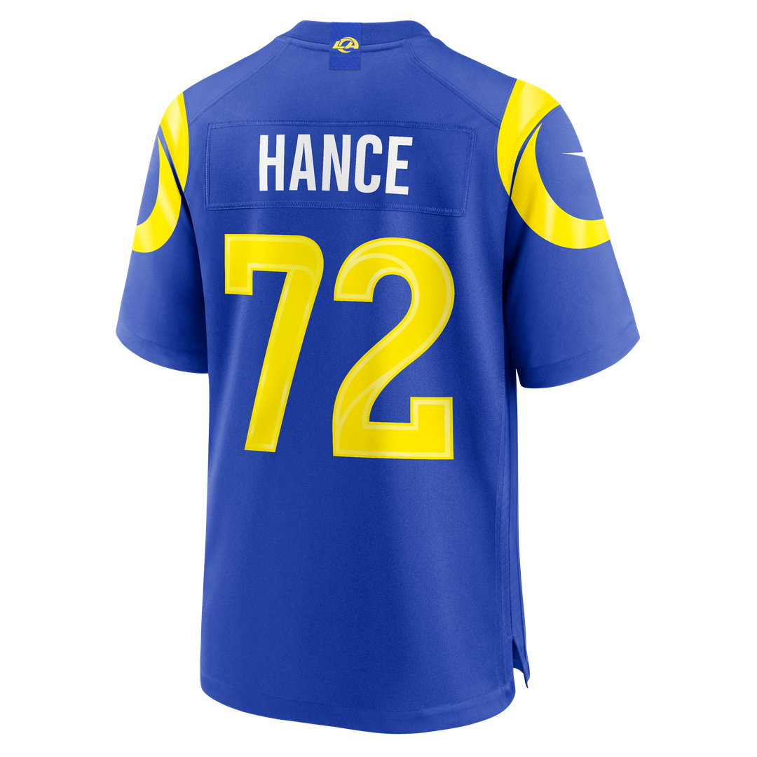 Los Angeles Rams Blake Hance Royal Team Game Jersey