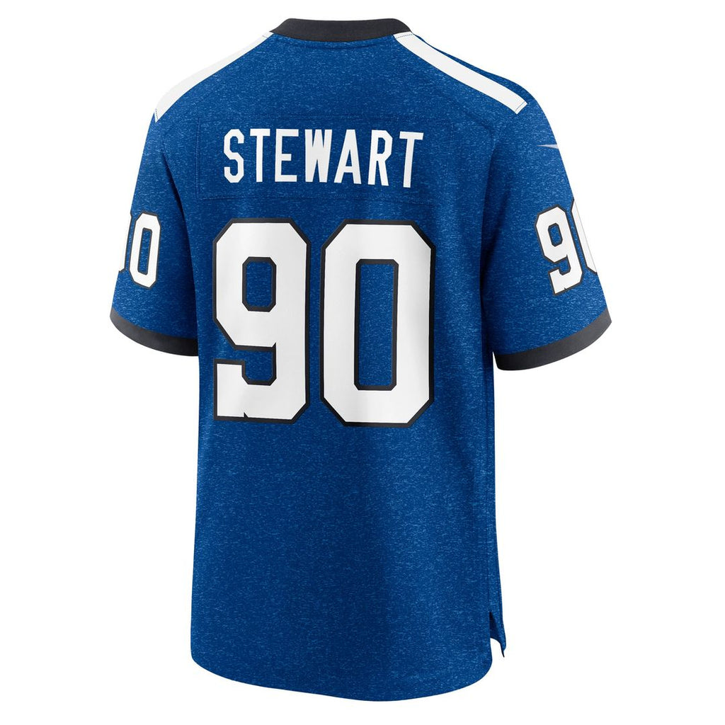 Indianapolis Colts Grover Stewart Blue Alternate Game Jersey