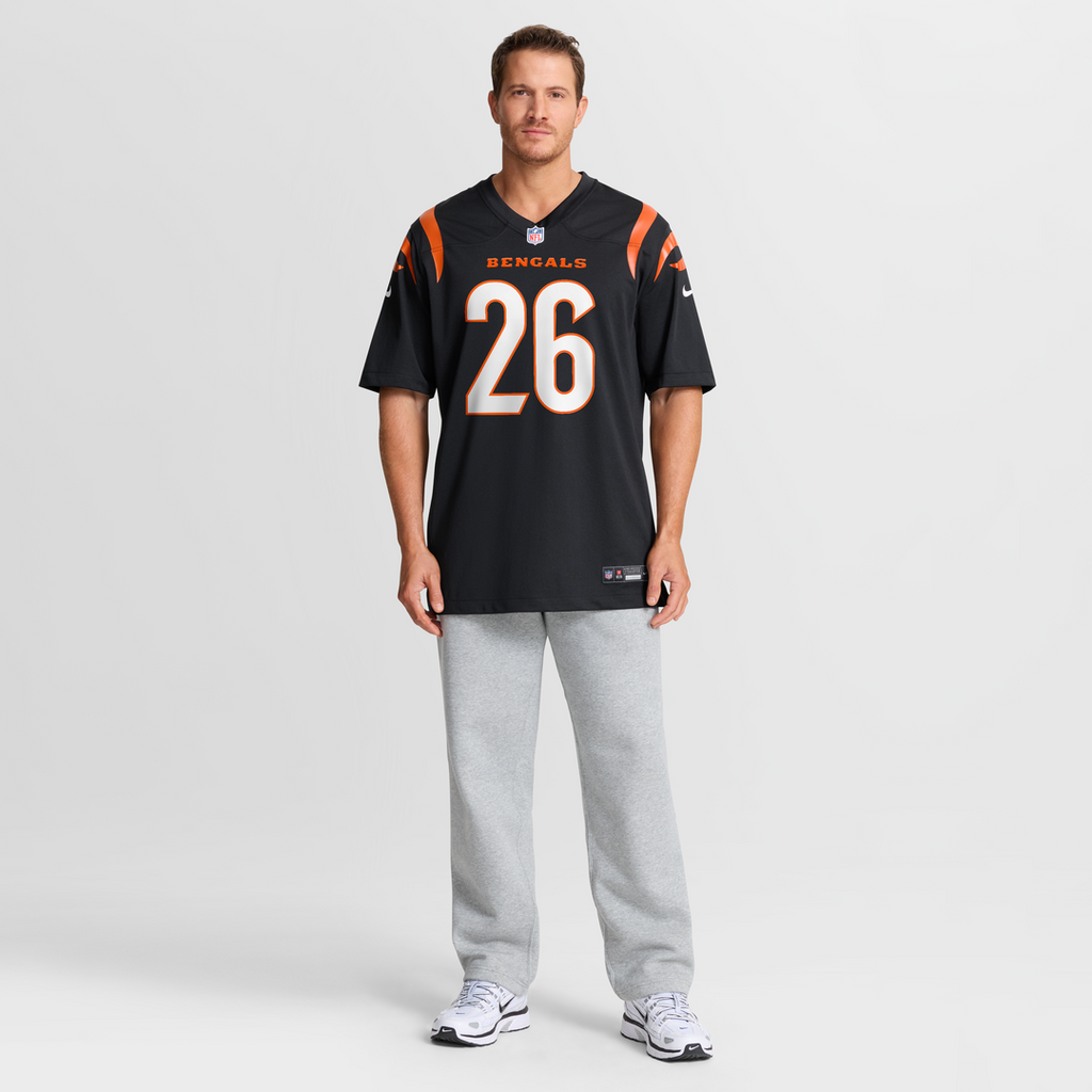 Cincinnati Bengals Ja'Sir Taylor Black Team Game Jersey