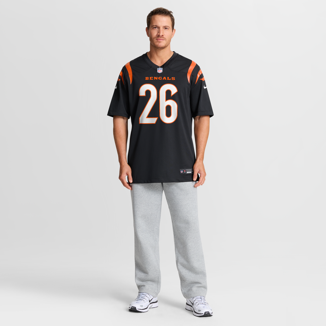 Cincinnati Bengals Ja'Sir Taylor Black Team Game Jersey