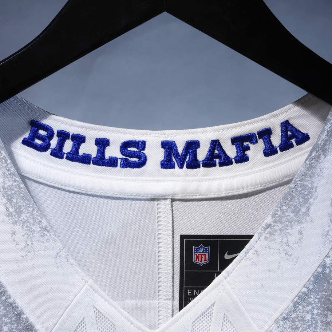 Buffalo Bills Josh Allen White Rivalries Collection Stitched Limited Jersey