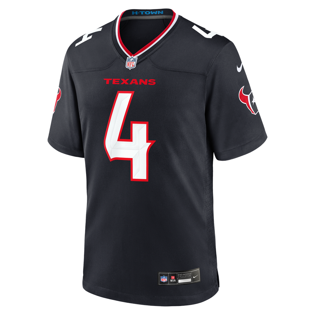Houston Texans Woody Marks Navy Team Game Jersey