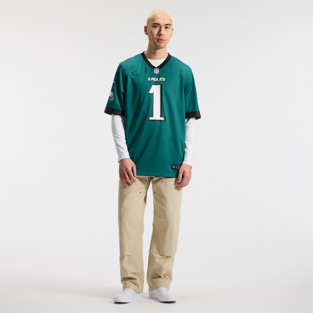 Philadelphia Eagles Jalen Hurts Black Alternate Game Jersey