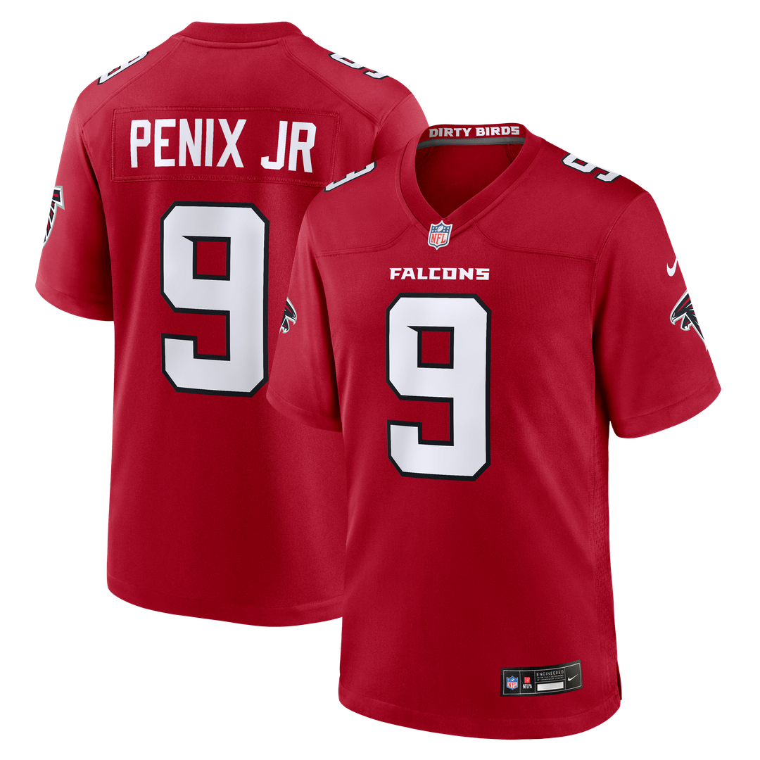 Atlanta Falcons Michael Penix Jr. Red Game Jersey
