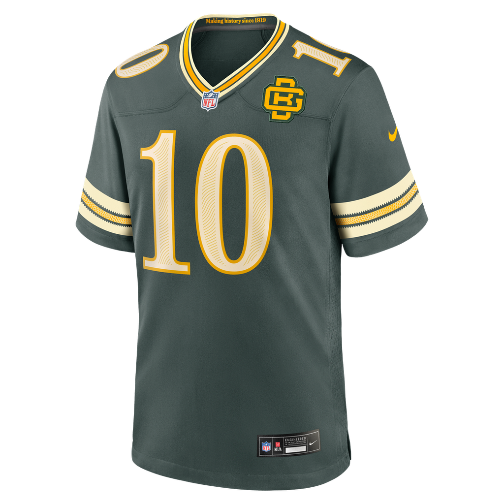 Green Bay Packers Jordan Love Green 2026 Rivalries Collection Game Jersey