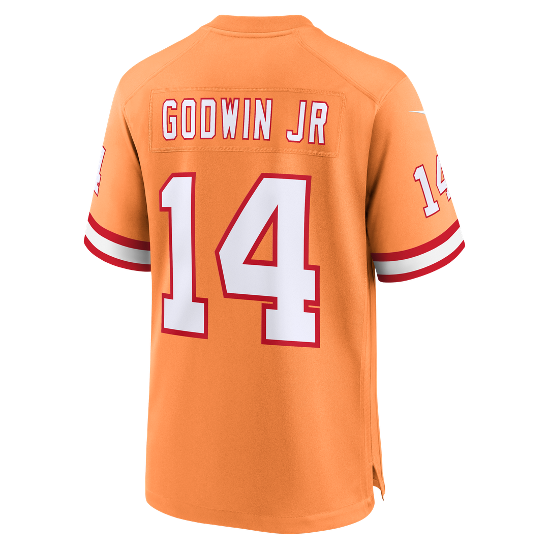 Tampa Bay Buccaneers Chris Godwin Jr. Orange Alternate Game Player Jersey