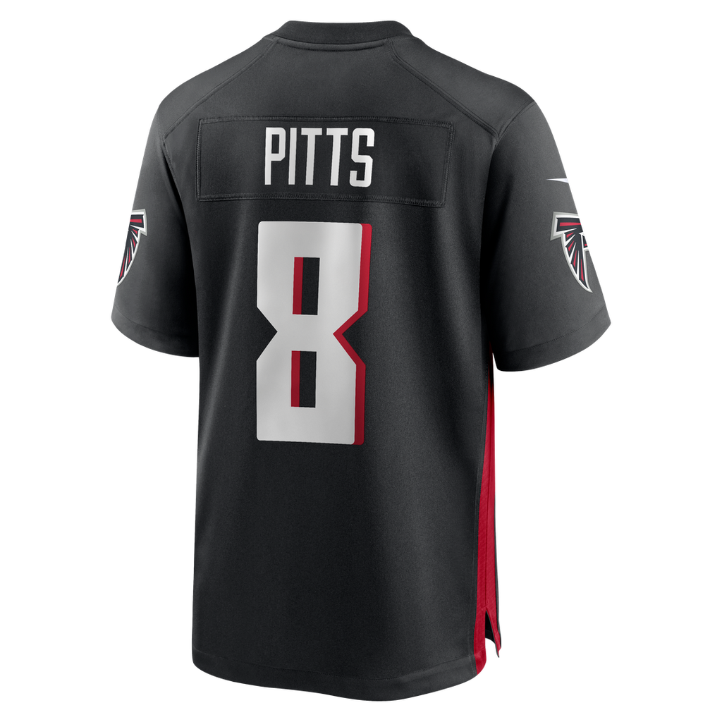 Atlanta Falcons Kyle Pitts Black Game Jersey