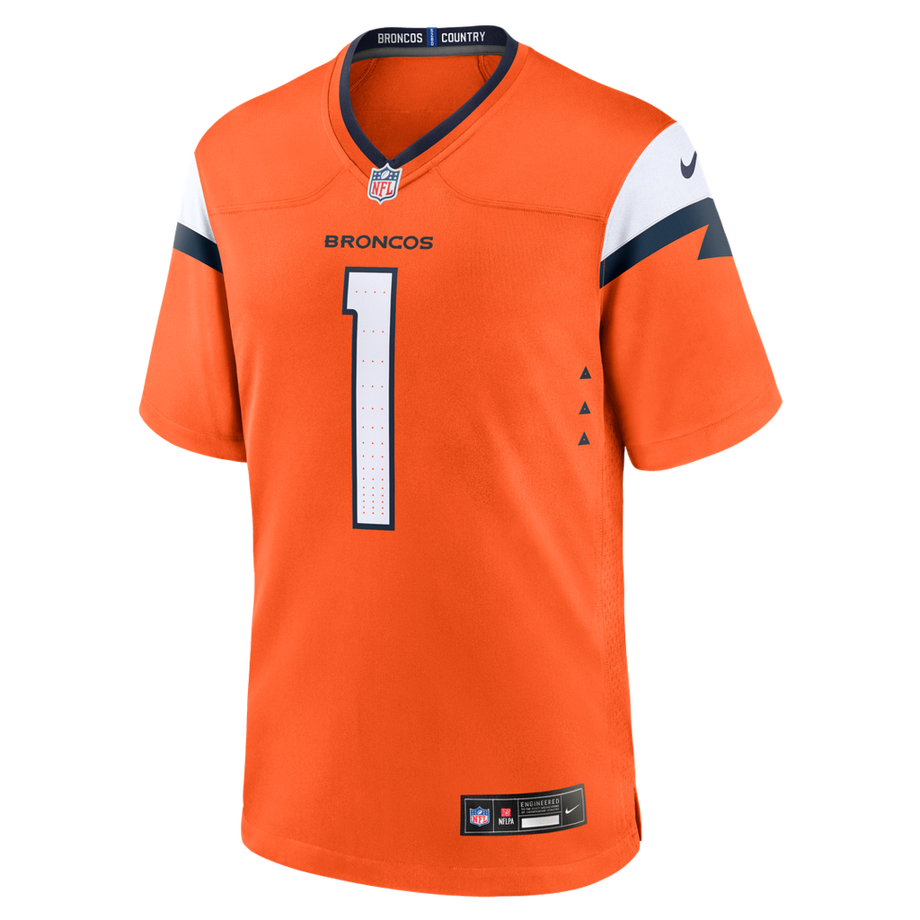 Denver Broncos Evan Engram Orange Team Game Jersey