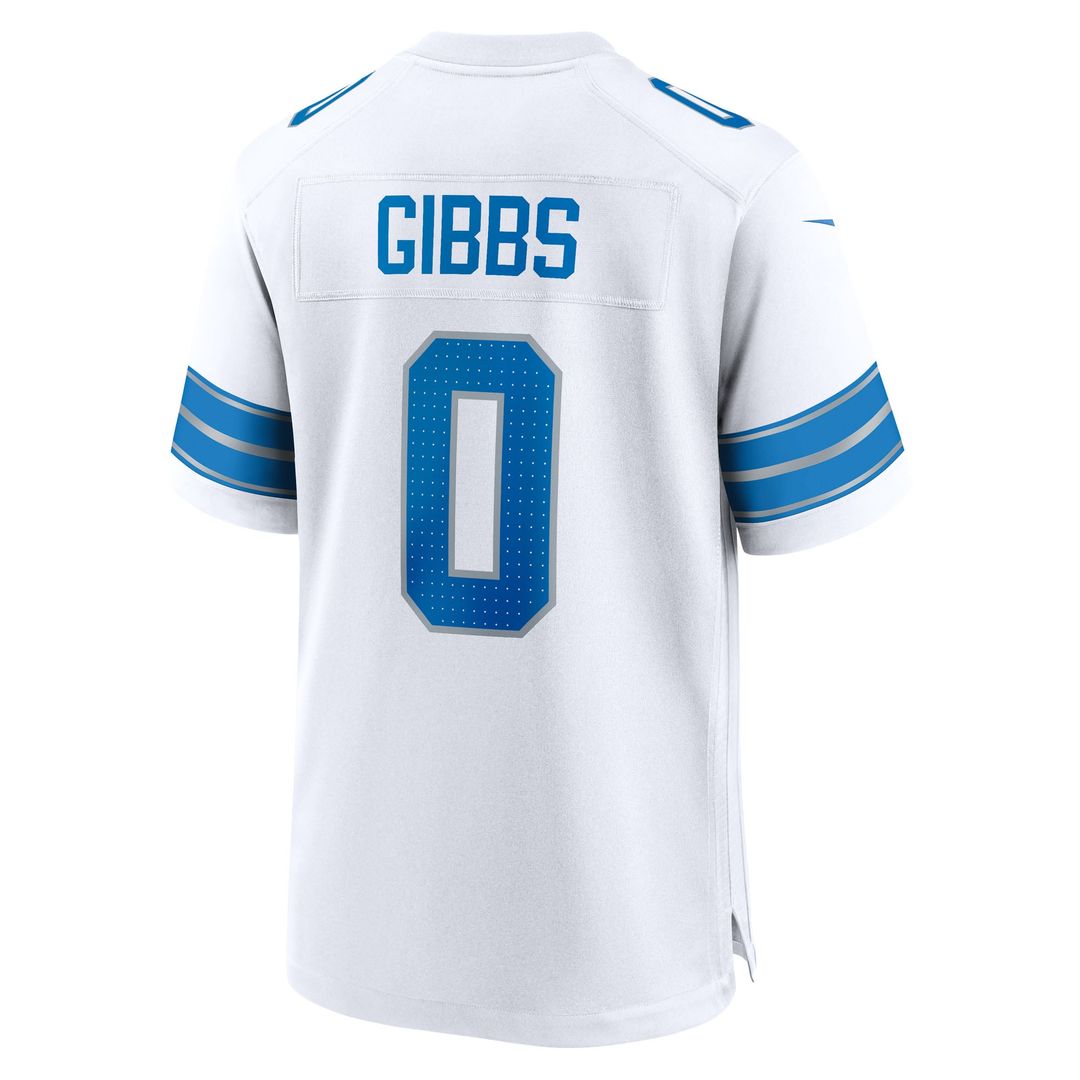 Detroit Lions Jahmyr Gibbs Blue Game Player Jersey