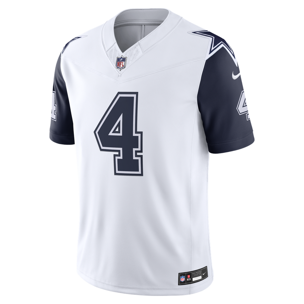Dallas Cowboys Dak Prescott Navy Team Vapor F.U.S.E. Stitched Limited Jersey