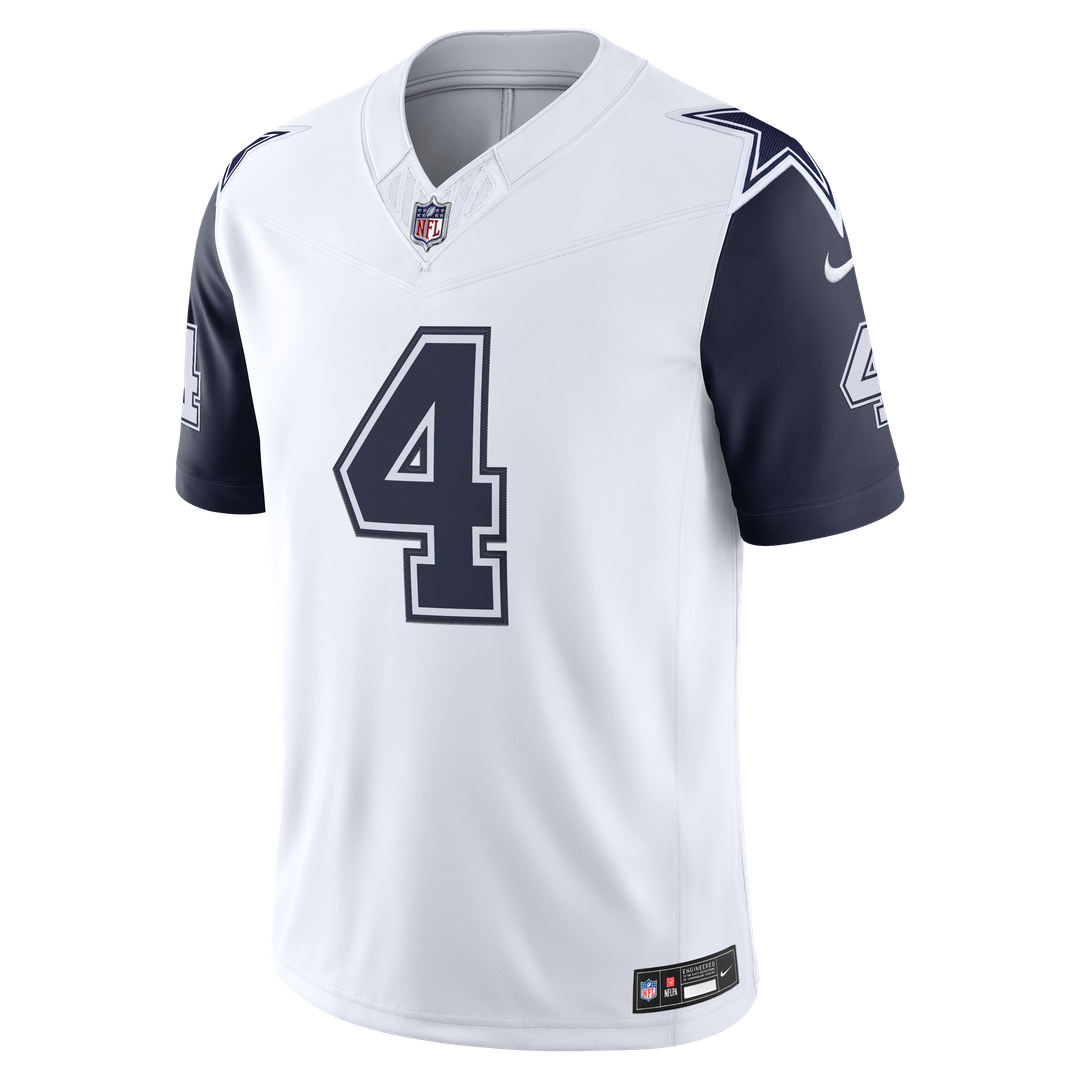 Dallas Cowboys Dak Prescott Navy Team Vapor F.U.S.E. Stitched Limited Jersey