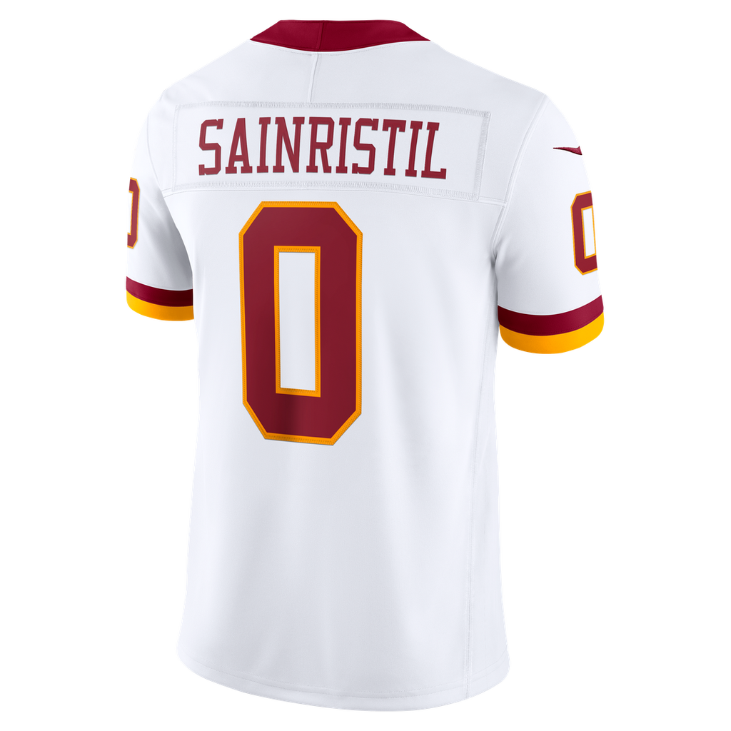 Washington Commanders Mike Sainristil White Vapor F.U.S.E. Stitched Limited Jersey