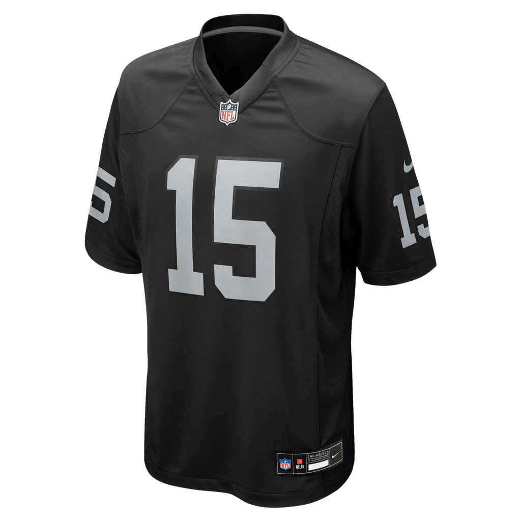 Las Vegas Raiders Fernando Mendoza Black Team Game Jersey