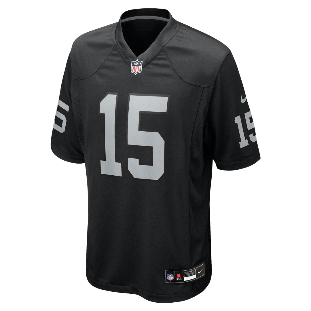 Las Vegas Raiders Fernando Mendoza Black Team Game Jersey