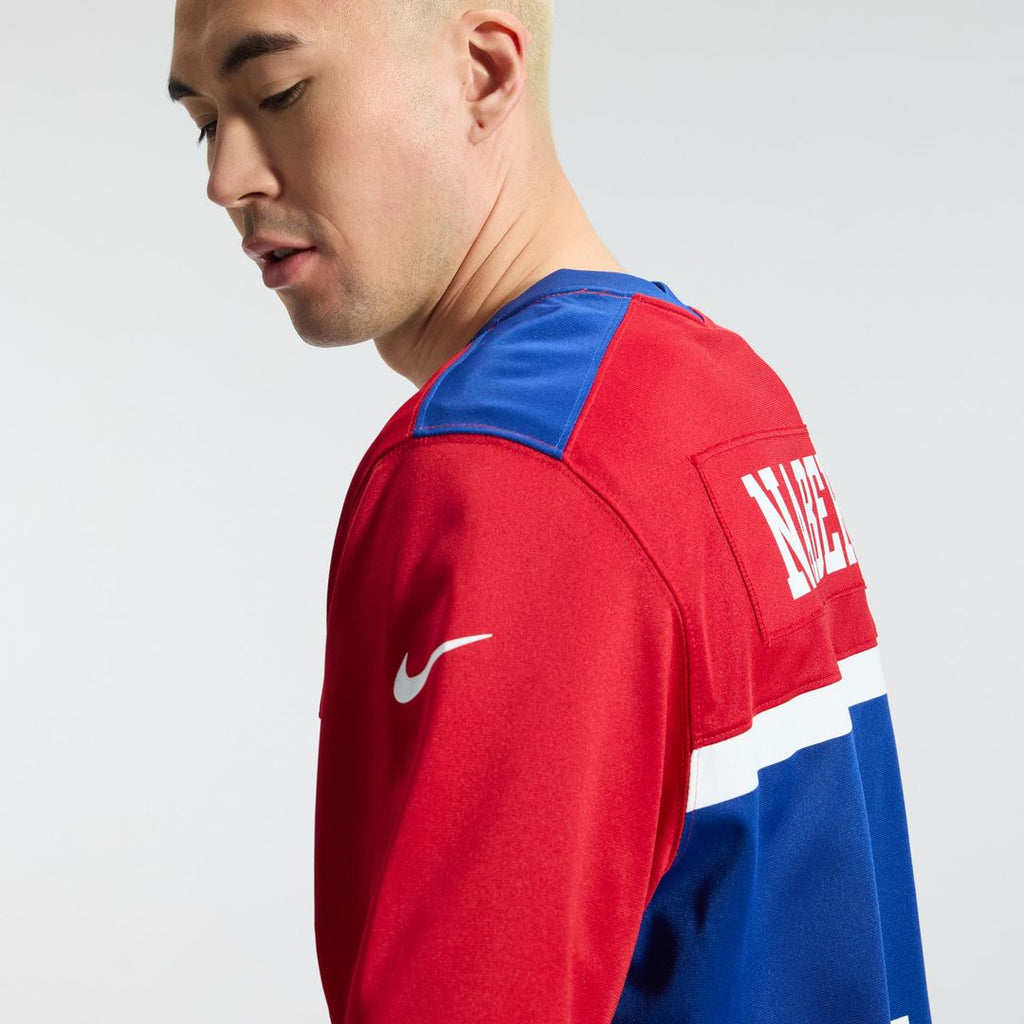 New York Giants Malik Nabers Century Red Alternate Game Jersey