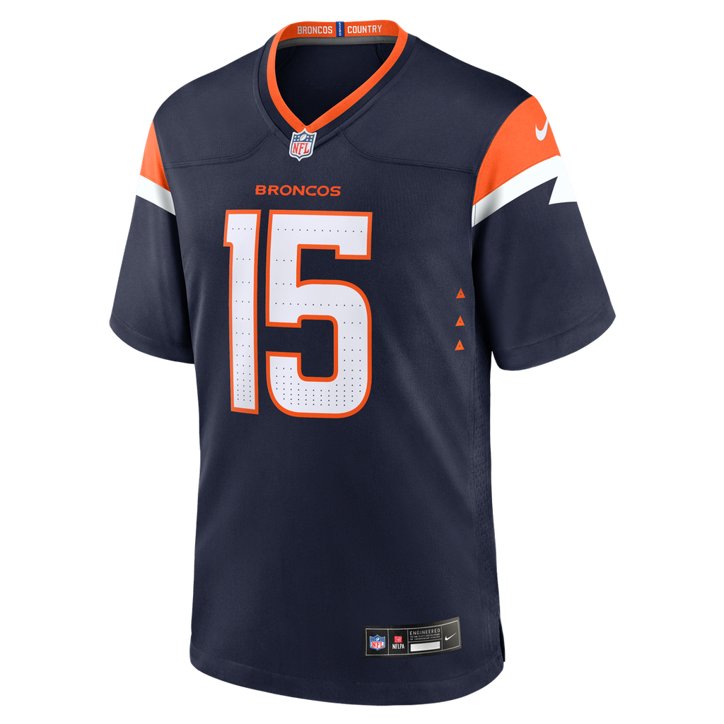 Denver Broncos Nik Bonitto Navy Alternate Game Jersey