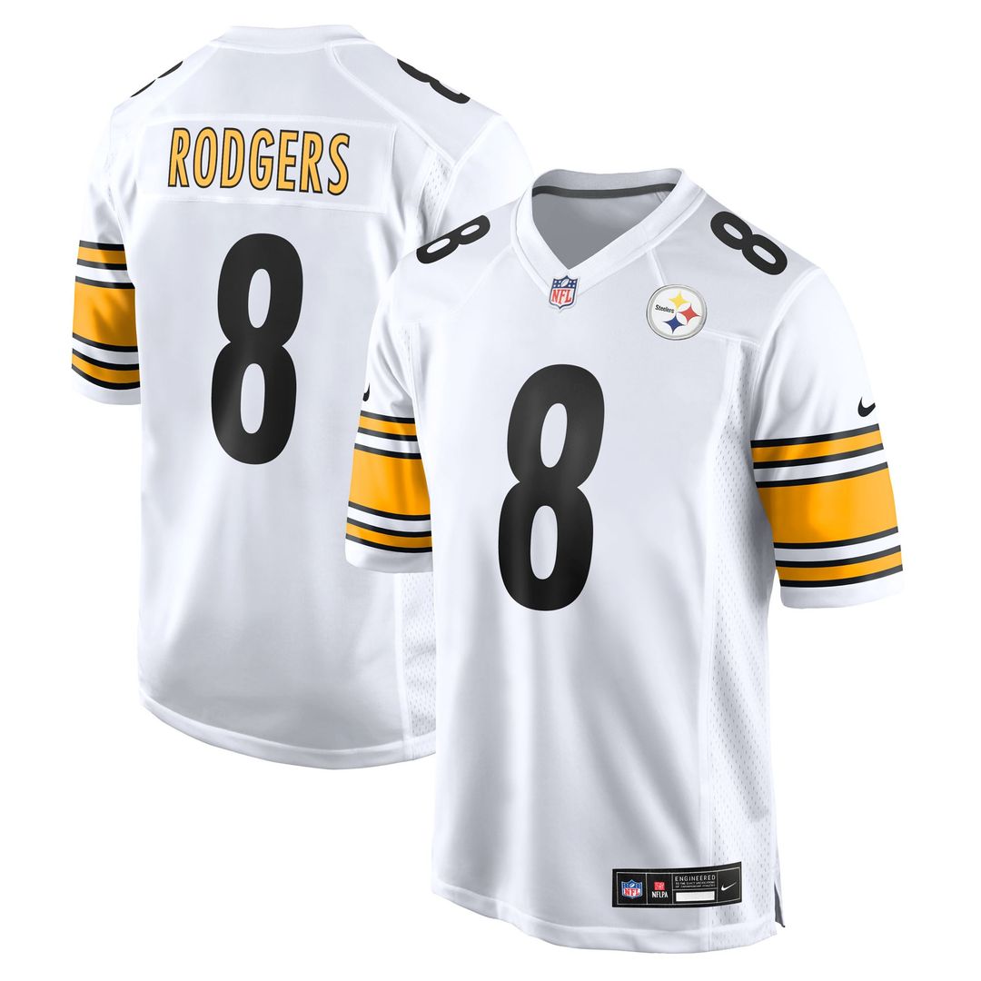 Pittsburgh Steelers Aaron Rodgers Gold Alternate 1933 Throwback Game Jersey
