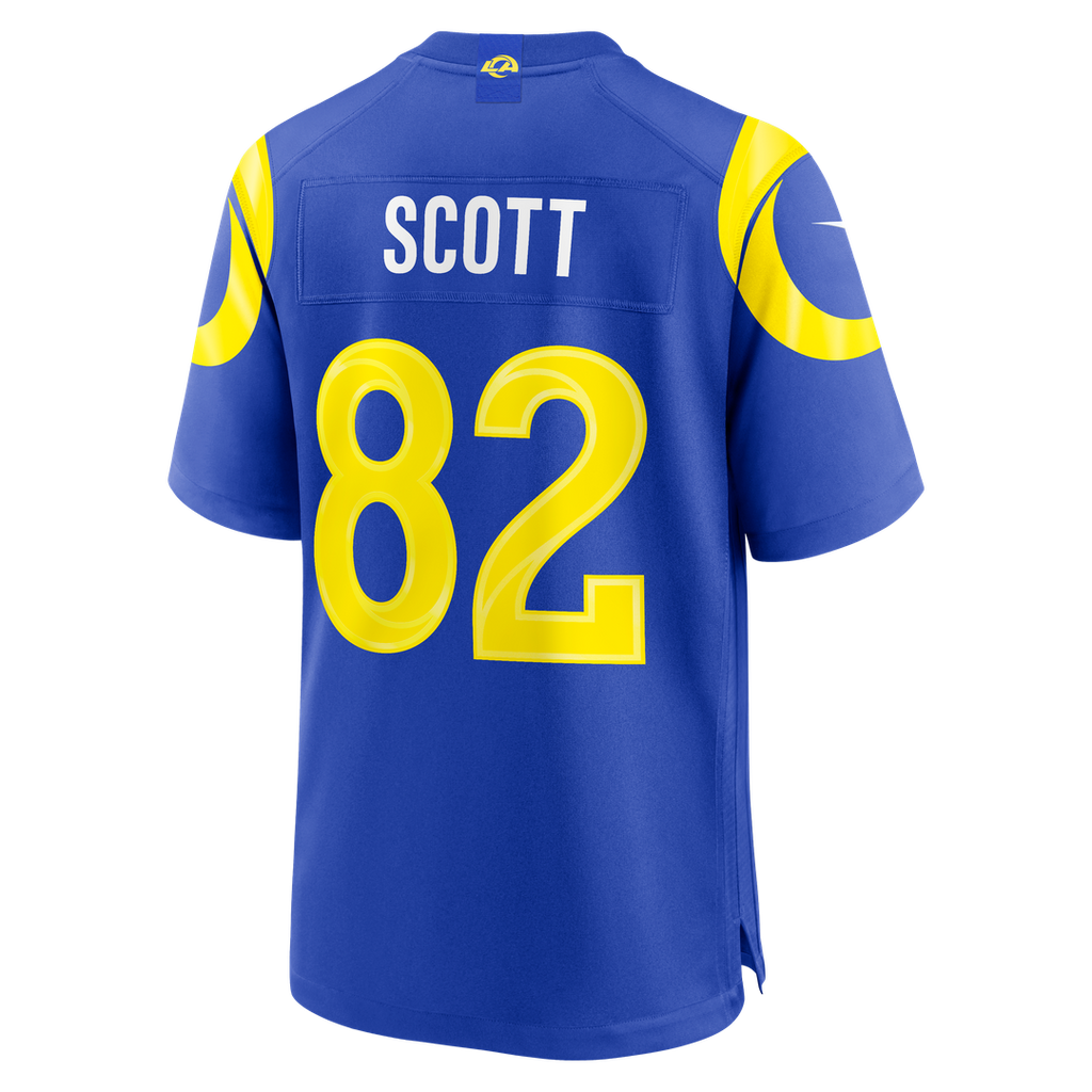 Los Angeles Rams Tyler Scott Royal Team Game Jersey