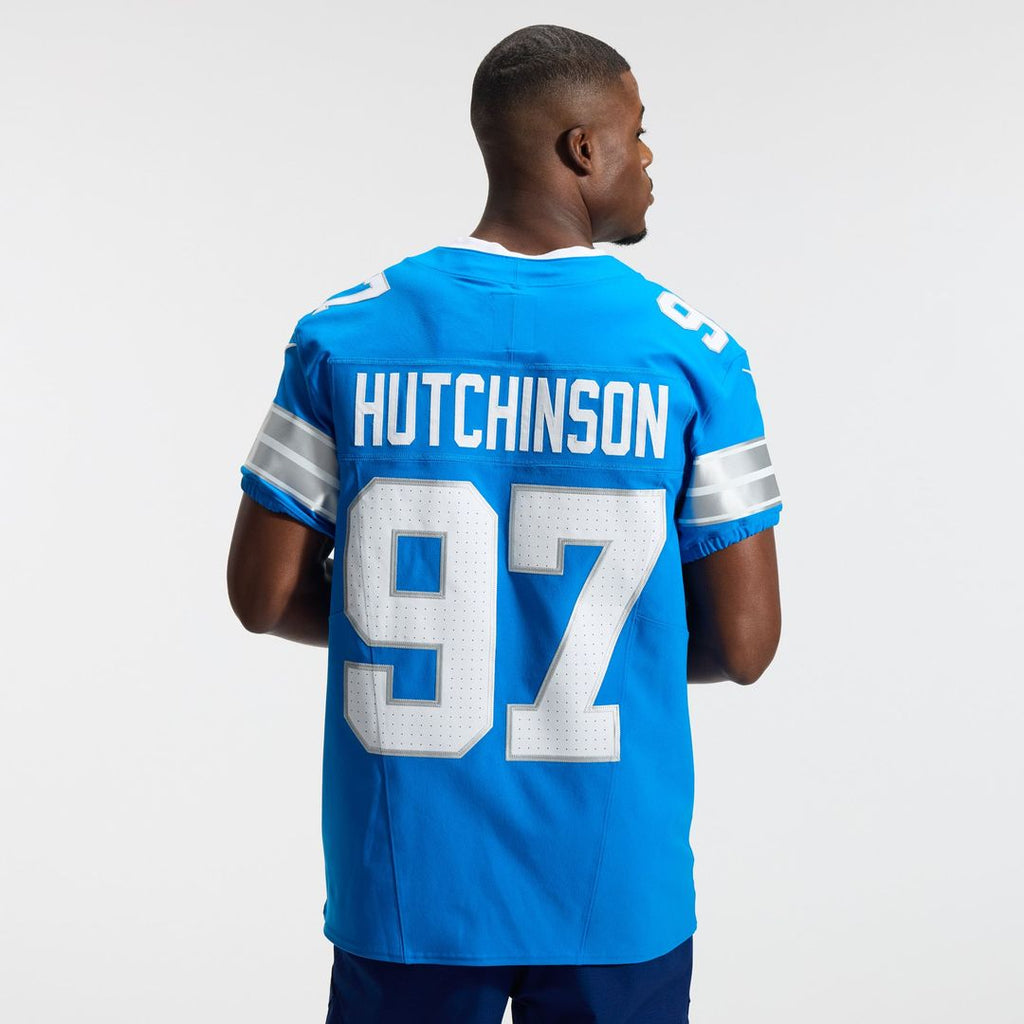 Detroit Lions Aidan Hutchinson Blue Alternate Vapor F.U.S.E. Elite Jersey