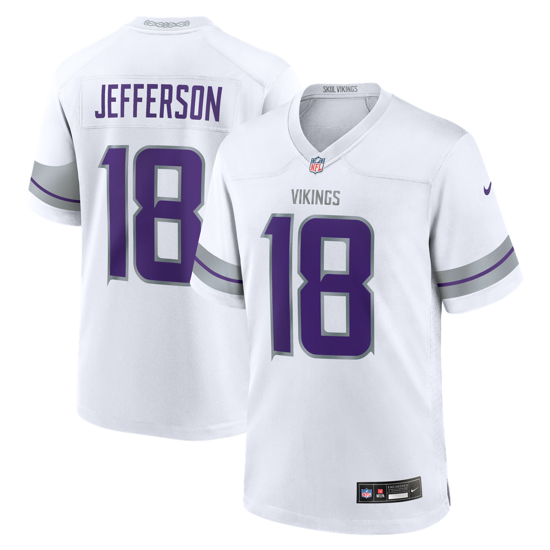 Minnesota Vikings Justin Jefferson Purple Classic Player Game Jersey