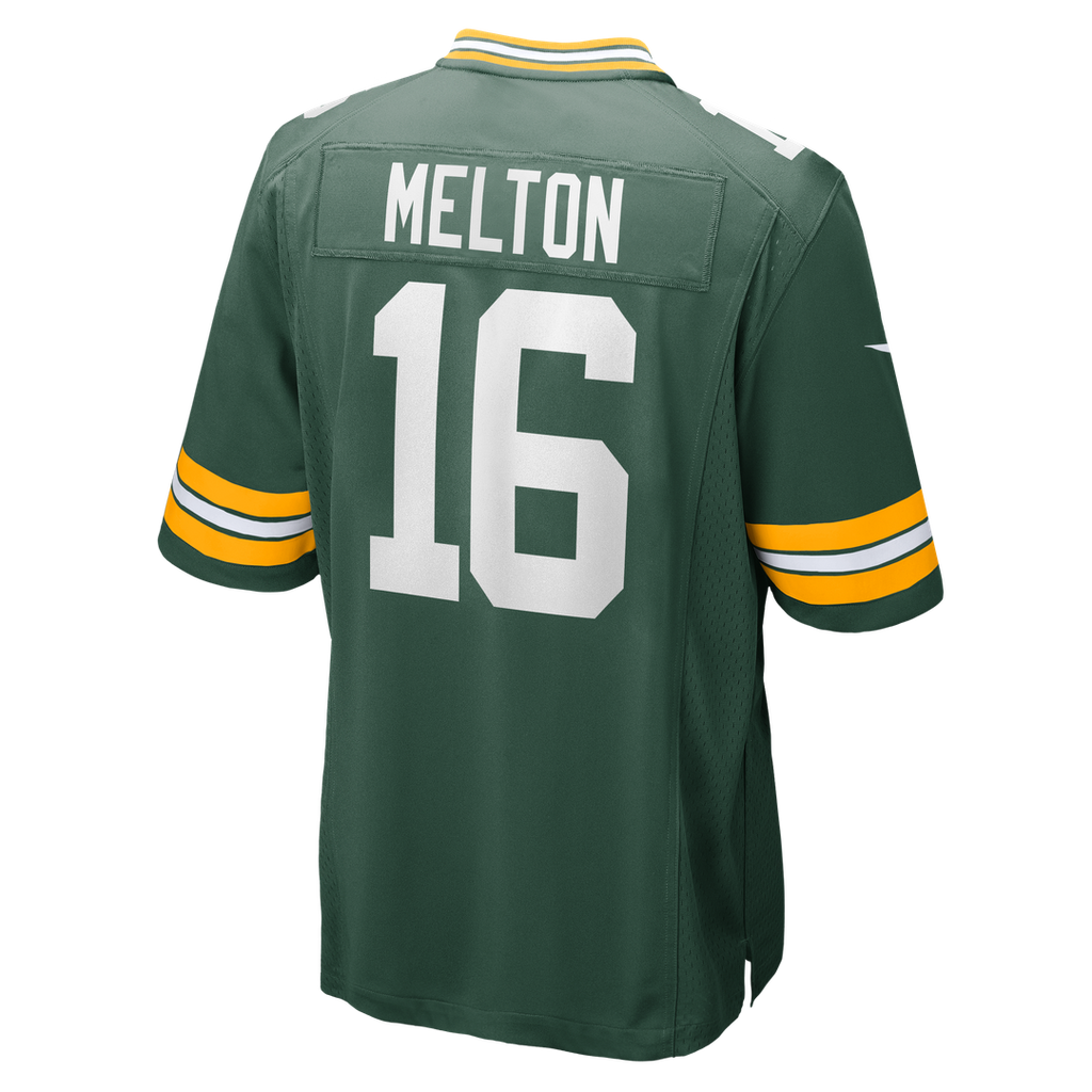 Green Bay Packers Bo Melton Green Team Game Jersey