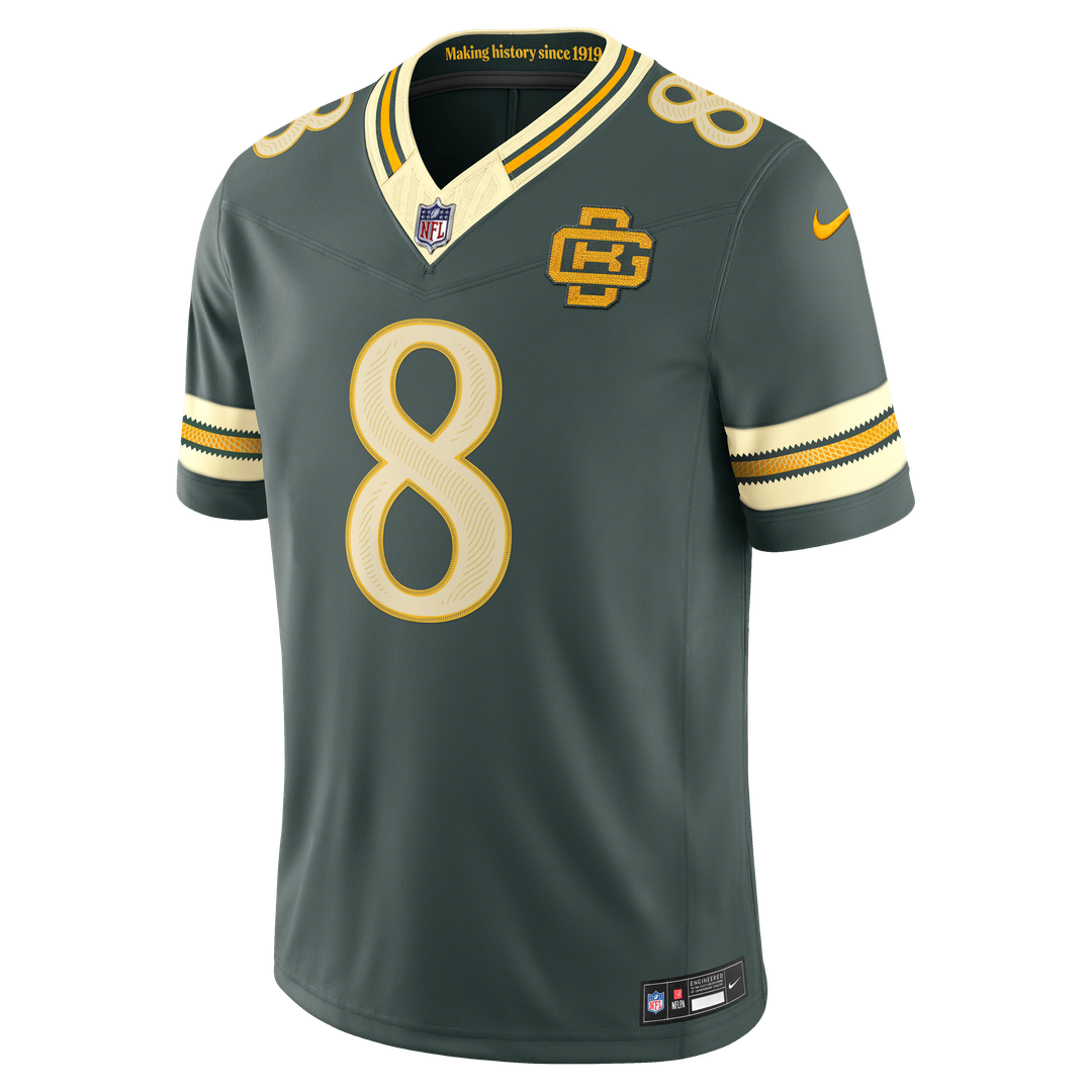 Green Bay Packers Josh Jacobs Green 2026 Rivalries Collection Stitched Limited Jersey
