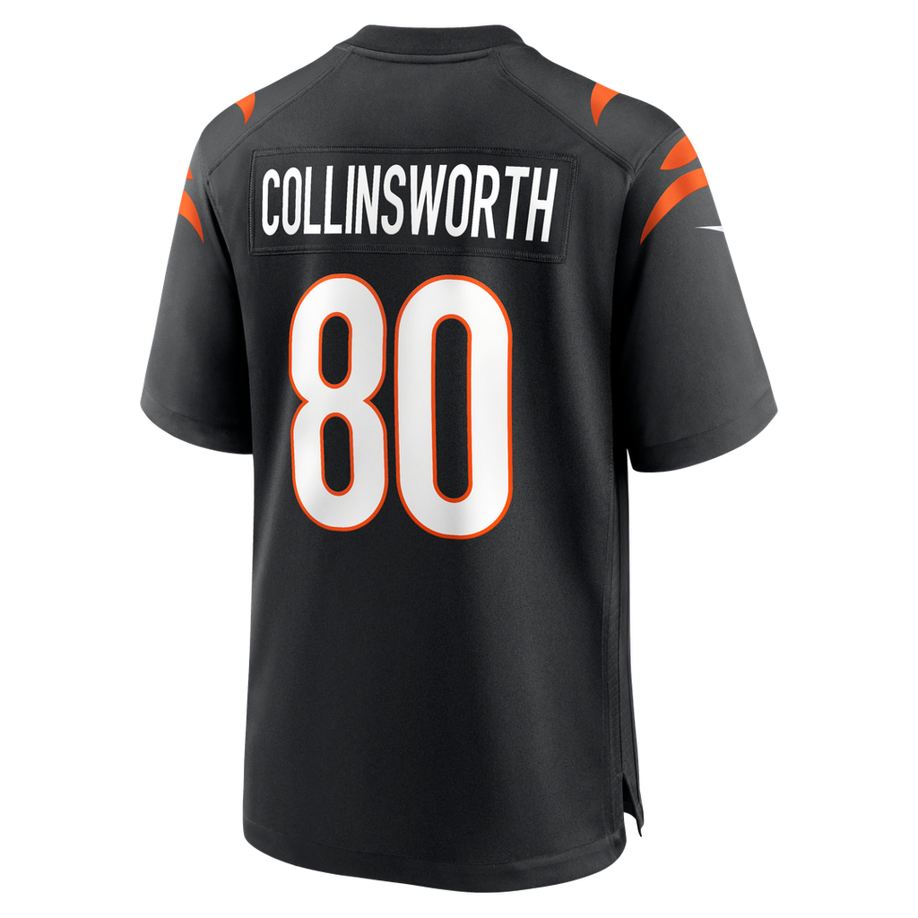 Cincinnati Bengals Cris Collinsworth Black Team Retired Player Game Jersey